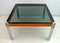 Mid-Century Italian Chrome Metal and Leather Dining Table, 1970s, Image 2