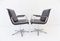 Leather Model Delta 2000 Lounge Chairs by Delta Design for Wilkhahn, 1960s, Set of 2, Image 3