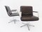 Leather Model Delta 2000 Lounge Chairs by Delta Design for Wilkhahn, 1960s, Set of 2 7