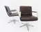 Leather Model Delta 2000 Lounge Chairs by Delta Design for Wilkhahn, 1960s, Set of 2, Image 7