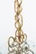 Mid-Century Gold Chain Floor Lamp, 1960s, Image 4