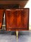 Mid-Century Italian Rosewood Executive Desks with Armchair, Chairs & Basket Attributed to Vittorio Dassi, 1950s, Set of 5, Image 5