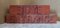 Cartel de entrada escolar modular victoriano de ladrillo rojo. Juego de 8, Imagen 1