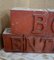 Victorian Modular Red Brick School Boys Entrance Sign, Set of 8 7