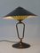Large Mid-Century Modern Articulated Witch Hut Table Lamp or Wall Sconce, 1950s 2