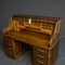 Antique Edwardian Oak Roll Top Desk 11