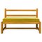 Vintage French Bench with Cushion, 1970s 1