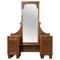 Art Deco Style Dressing Table with Red Marble Top & Full Length Mirror, 1950s, Image 1