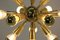 Mid-Century Brass Sputnik Pendant Lamp, 1970s, Image 7