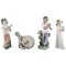 Enfants en Porcelaine avec Figurines Instruments de Lladro, Espagne, 1980s, Set de 4 1