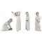 Vintage Spanish Porcelain Children Figurines from Lladro & Nao, 1980s, Set of 4 1