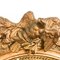 Antiker Französischer Napoleon III Spiegel mit Vergoldetem Rahmen 13