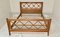Vintage Solid Oak Bed by Jacques Adnet 1