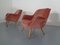 Fauteuils Mid-Century en Mohair, France, 1960s, Set de 2 3