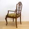 Vintage Sheraton Style Spanish Mahogany Armchairs, 1940s, Set of 4 11