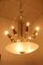 Italian Brass and Pulegoso Glass Chandelier, 1940s, Image 2