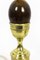 Lampade a uovo in bachelite e bronzo dorato, anni '70, set di 2, Immagine 7
