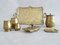 Art Nouveau Brass Desk Set 2