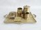 Art Nouveau Brass Desk Set, Image 1