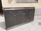 Italian Ebonized Wood and Aluminum Chest of Drawers, 1970s, Set of 2 9