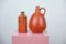 Orange Ceramic Vases by Kurt Tschörner for Ruscha, 1960s, Set of 2, Image 1
