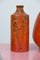 Orange Ceramic Vases by Kurt Tschörner for Ruscha, 1960s, Set of 2, Image 5