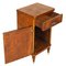 Art Deco Burl Walnut Nightstand from Gaetano Borsani, 1920s 6