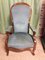 Louis Philippe Walnut Lounge Chair 5