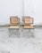 Bauhaus Black Model S32 Cantilever Dining Chairs by Marcel Breuer for Thonet, 1981, Set of 4, Image 10