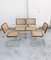 Bauhaus Black Model S32 Cantilever Dining Chairs by Marcel Breuer for Thonet, 1981, Set of 4 3