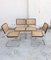 Bauhaus Black Model S32 Cantilever Dining Chairs by Marcel Breuer for Thonet, 1981, Set of 4, Image 3
