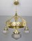 Antike Jugendstil Deckenlampe 1