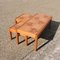 Mid-Century Danish Teak and Ceramic Coffee Tables from Gangsø Møbler, 1960s, Set of 3, Image 7