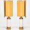 Birch Table Lamps with Silk Lampshade by Bitossi, 1960s, Set of 2 11