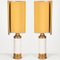 Birch Table Lamps with Silk Lampshade by Bitossi, 1960s, Set of 2, Image 11