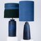 Large Table Lamps with Silk Lampshade, 1960s, Set of 3, Image 7