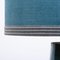Ceramic Dutz Table Lamp with Silk Lampshade, 1960s 3