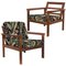 Upholstered Embroidered Sculptural Easy Chairs by Sven Ellekaer, 1960s, Set of 2 20