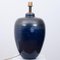 Lámpara de mesa grande de cerámica con pantalla de seda, años 60, Imagen 14