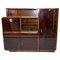 Oak and Walnut Veneer Display Cabinet from Urban Company, 1930s, Image 1