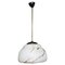 Modern Pendant Chandelier in Opaline Glass, Czechoslovakia, 1970s 1