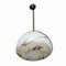 Modern Pendant Chandelier in Opaline Glass, Czechoslovakia, 1970s, Image 2