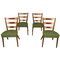 Mid-Century Beech Dining Chairs, Czechoslovakia, 1960s, Set of 4 1