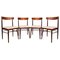 Vintage Rosewood Dining Chairs from Jitona, Czechoslovakia, 1970s, Set of 4 1