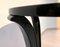 4-Legged Art Deco Style Guéridon Side Table in Black Lacquer, Imagen 5