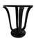 4-Legged Art Deco Style Guéridon Side Table in Black Lacquer 2