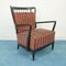 Vintage Wooden Armchair and Sofa Set, 1950s, Set of 2 8