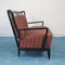 Vintage Wooden Armchair and Sofa Set, 1950s, Set of 2 4