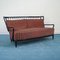 Vintage Wooden Armchair and Sofa Set, 1950s, Set of 2 3