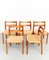 Vintage Teak No. 84 Dining Chairs by Niels Otto Møller for J.L. Møllers, 1980s, Set of 5 4